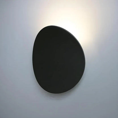 Bedroom Wall Lamp, Aluminum Disc, LED 7W, Black or White, Indoor
