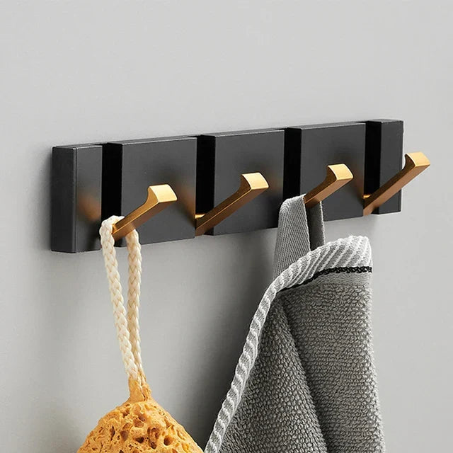 Folding Stainless Steel Wall Hook, Minimalist Space-Saving Design for Any Interior