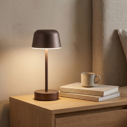 Rechargeable Table Lamp, Dimmable, Iron, Three Light Settings, 3600mAh