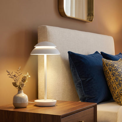 Rechargeable Table Lamp, Touch Dimming, Aluminum, Warm Light, USB-C