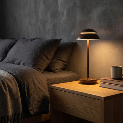 Rechargeable Table Lamp, Touch Dimming, Aluminum, Warm Light, USB-C