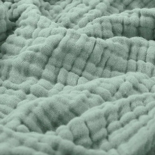 Soft Muslin Throw Blanket, Round, Light Cotton, Warm Plush, Living Room & Bedroom