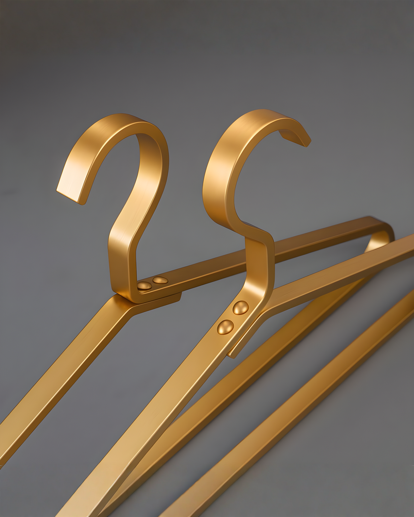 Aluminum Clothes Hangers Slimline - Set of 4, 45 cm