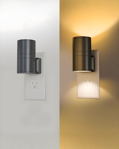 Dimmable Plug-In Night Light - Multicolor LED Night Light Modern, Set of 2