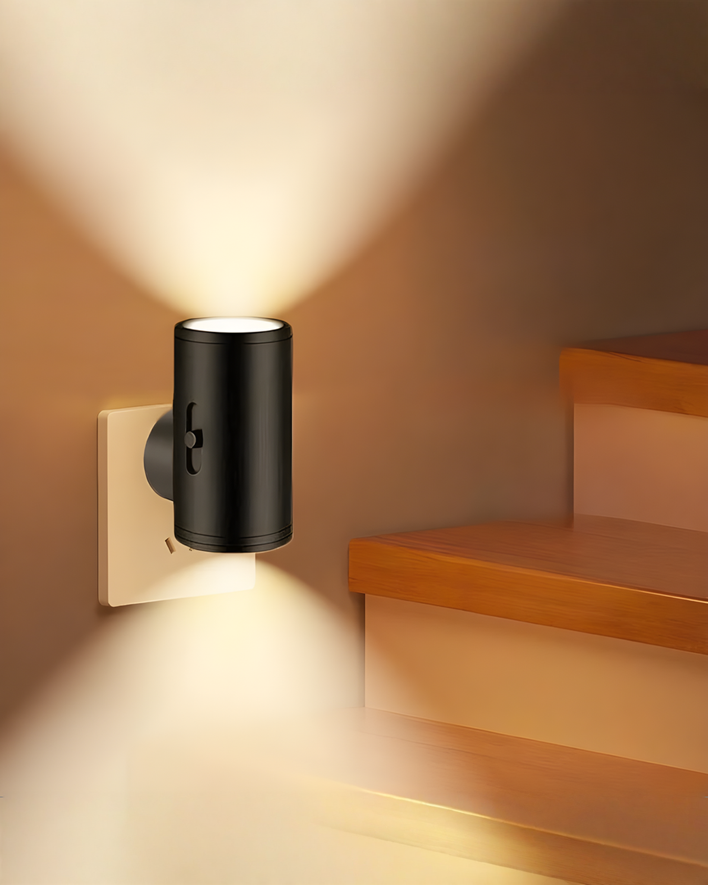 Dimmable Plug-In Night Light - Multicolor LED Night Light Modern, Set of 2