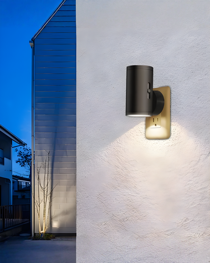 Dimmable Plug-In Night Light - Multicolor LED Night Light Modern, Set of 2