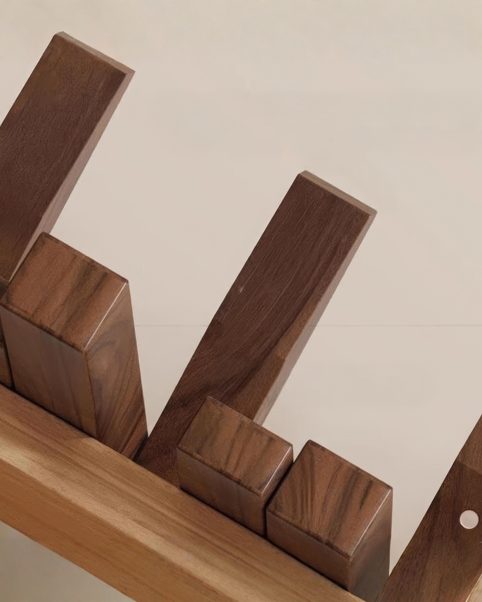 Wooden Wall Coat Rack with Folding Magnetic Hooks – Beech Wood, 3 to 10 Hooks - Black