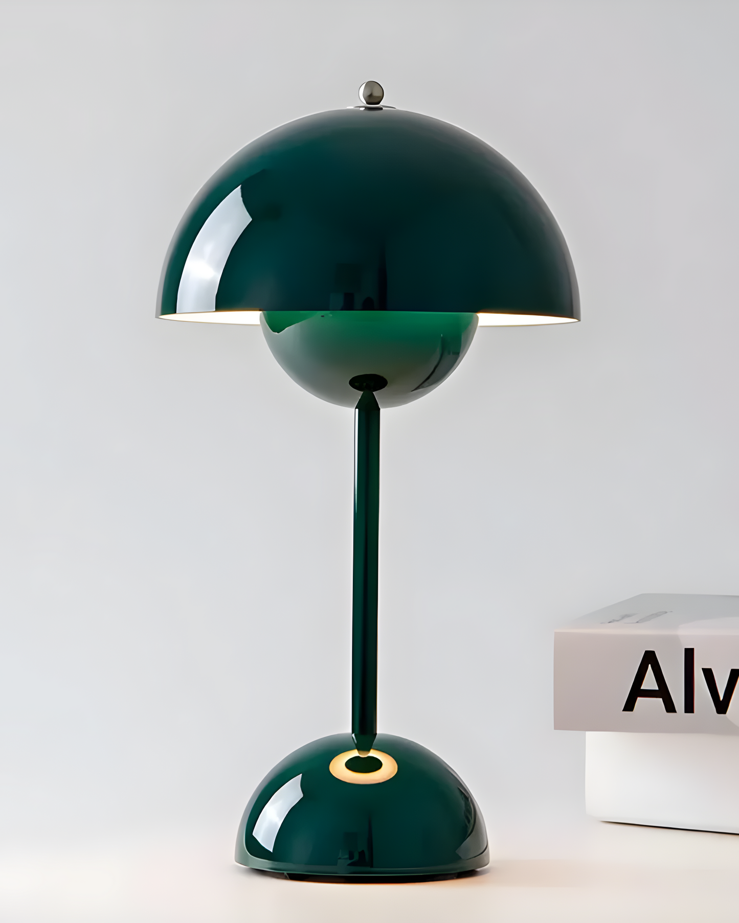 Rechargeable Table Lamp Scandinavian - Cordless Touch Dimmable, 28 cm