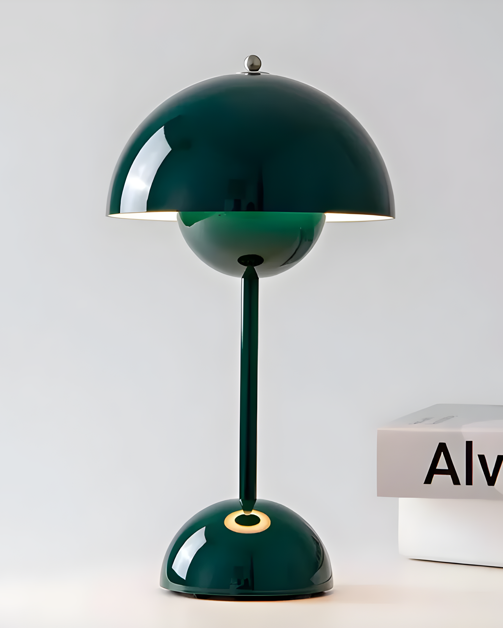 Rechargeable Table Lamp Scandinavian - Cordless Touch Dimmable, 28 cm