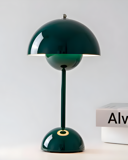Rechargeable Table Lamp Scandinavian - Cordless Touch Dimmable, 28 cm