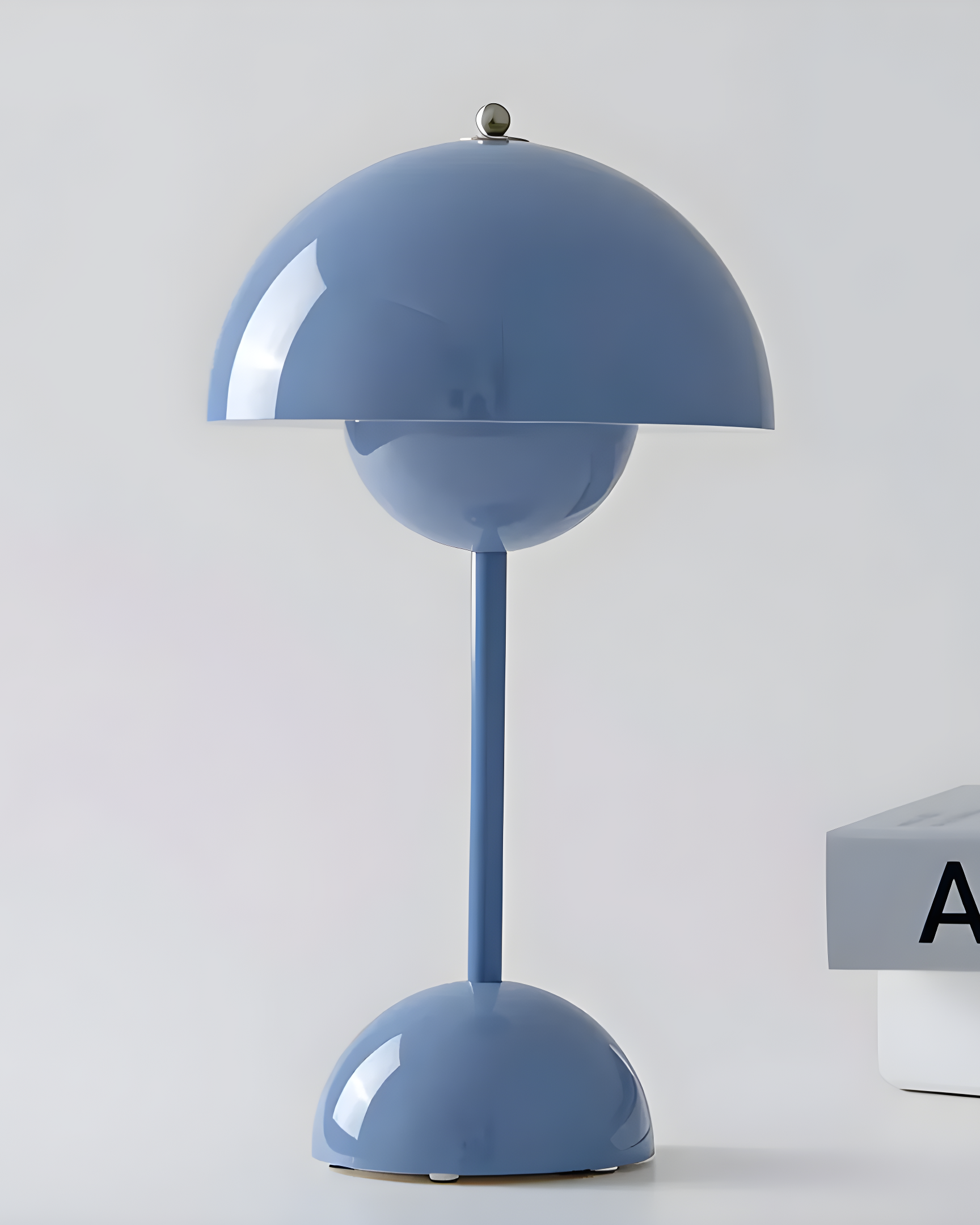 Rechargeable Table Lamp Scandinavian - Cordless Touch Dimmable, 28 cm