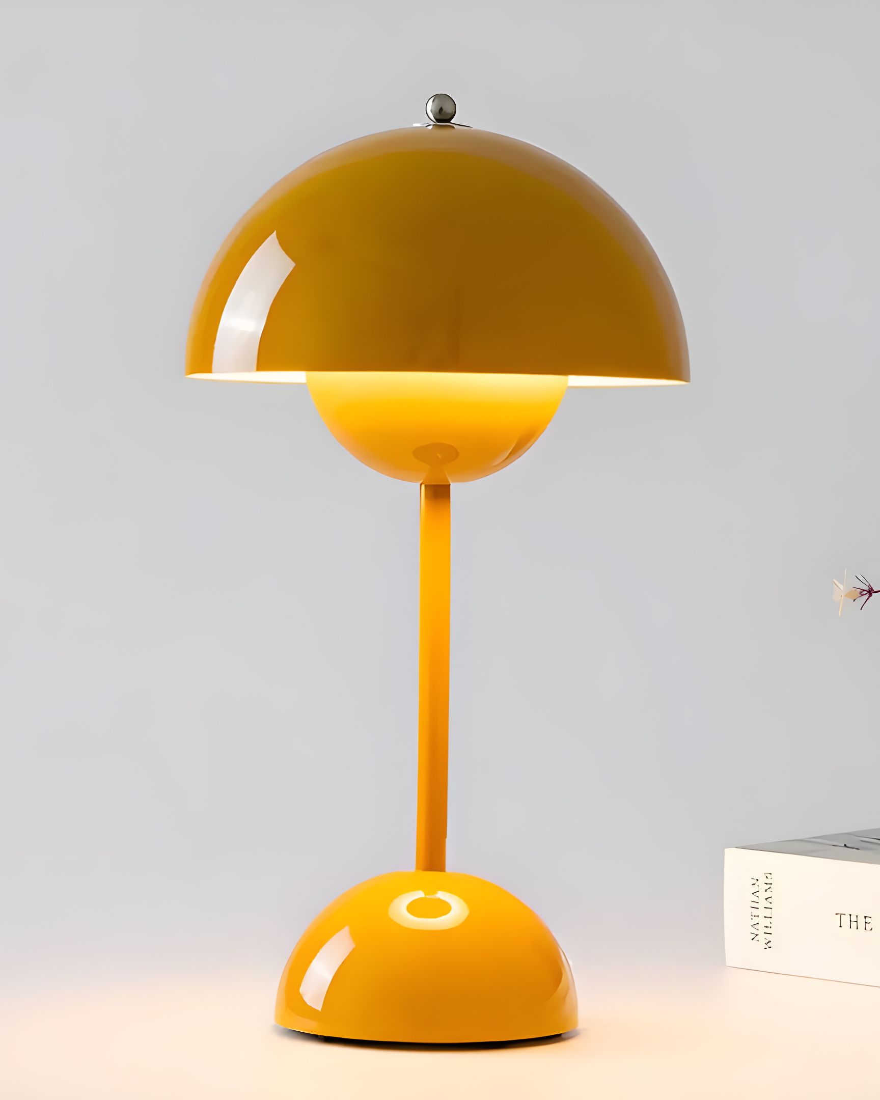 Rechargeable Table Lamp Scandinavian - Cordless Touch Dimmable, 28 cm