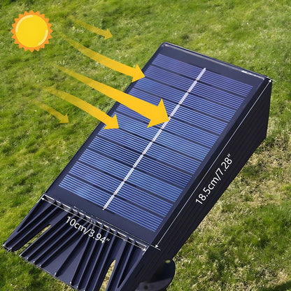 Solar Tree Uplight Landscape Spotlight, Premium Outdoor LED Lighting, Adjustable Beam