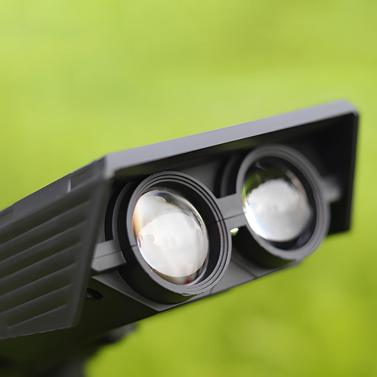 Solar Tree Uplight Landscape Spotlight, Premium Outdoor LED Lighting, Adjustable Beam