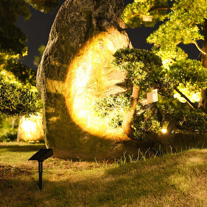 Solar Tree Uplight Landscape Spotlight, Premium Outdoor LED Lighting, Adjustable Beam