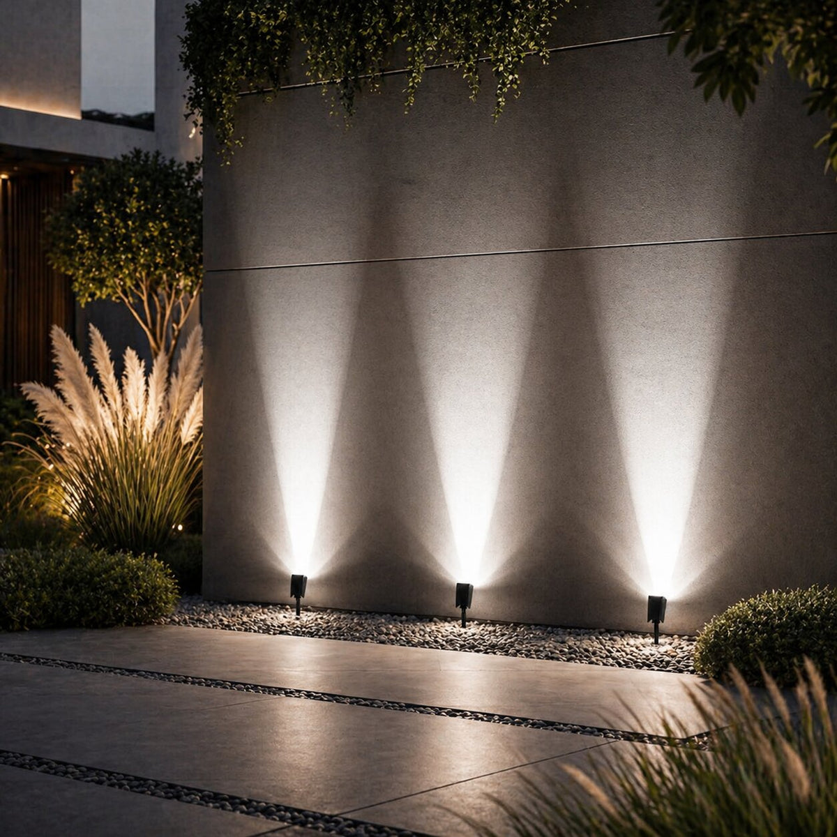 Solar Tree Uplight Landscape Spotlight, Premium Outdoor LED Lighting, Adjustable Beam