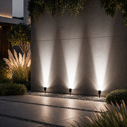 Solar Tree Uplight Landscape Spotlight, Premium Outdoor LED Lighting, Adjustable Beam